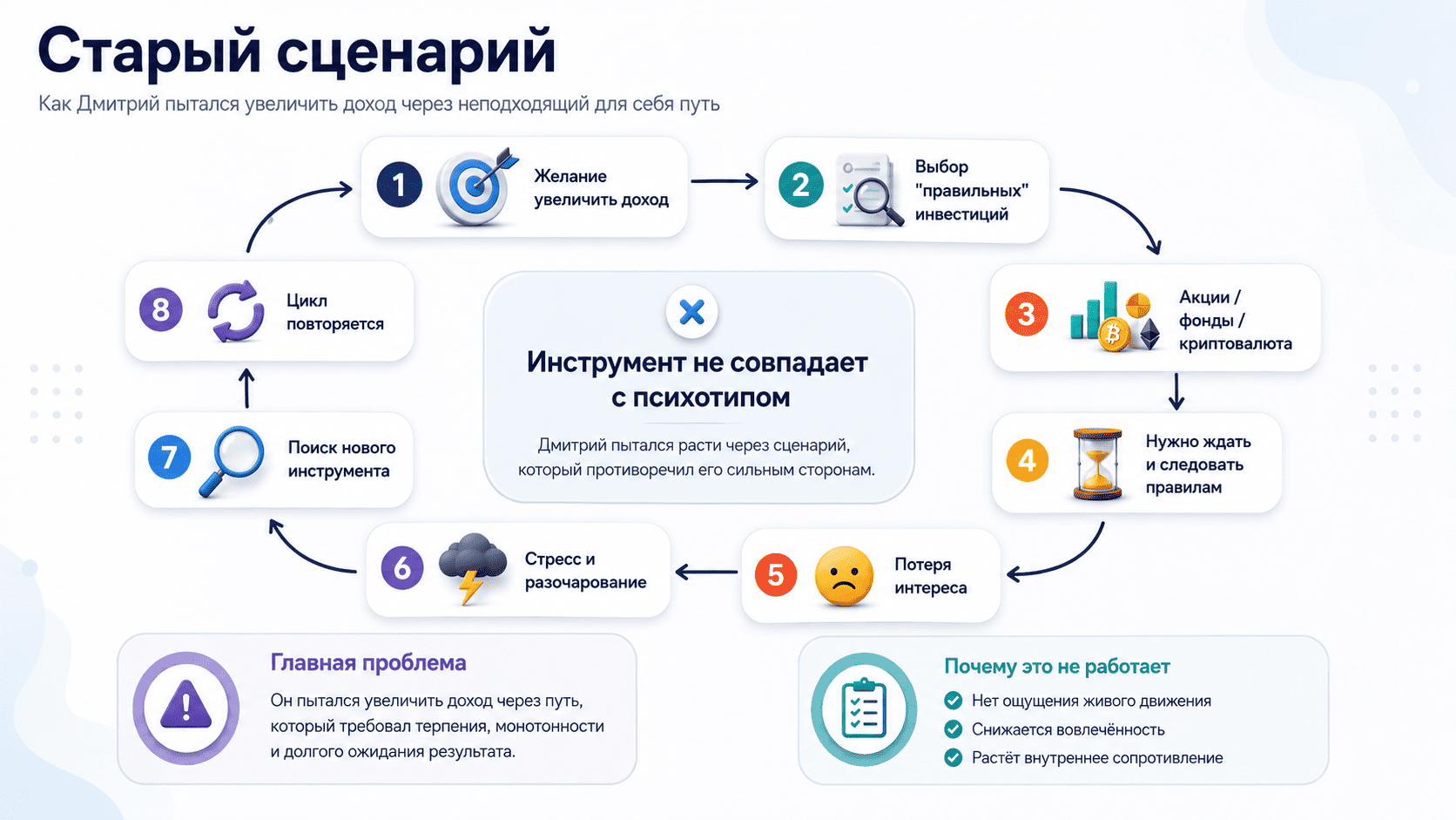 Как руководитель отдела продаж увеличил доход почти в 4 раза, когда перестал пытаться быть инвестором и выбрал свой путь